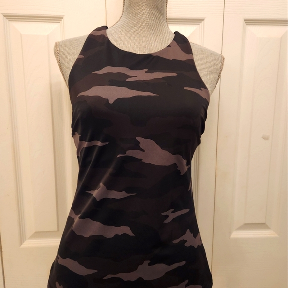 Athleta Other - ATHLETA Freestyle Camo  Tankini Top